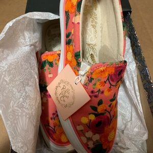 Brand new in box Rifle Paper Co Keds size 7